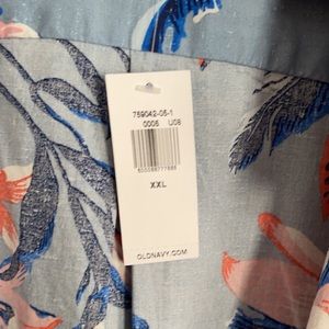 Two short sleeve button down shirts